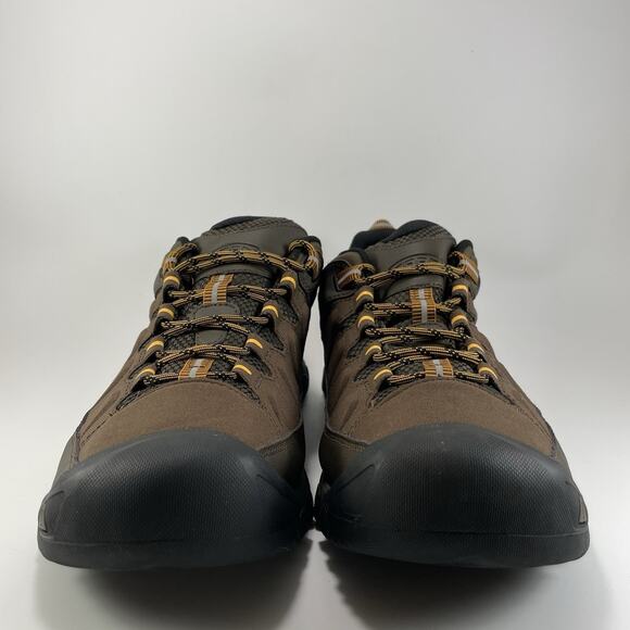 Keen Targhee EXP Waterproof Low Top Hiking Boots Mens Size 13 Brown Synthetic - Picture 2 of 9